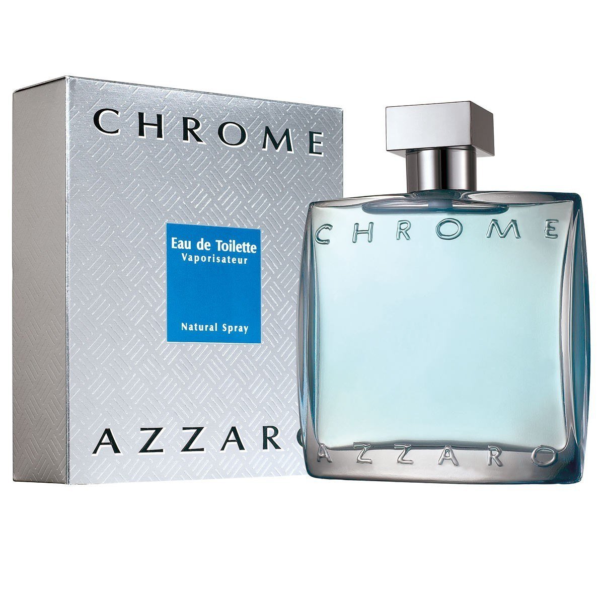 Frasco de perfume Azzaro Chrome